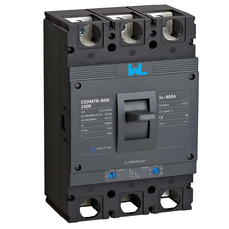Adjustable CSDM7R molded case circuit breaker reference image
