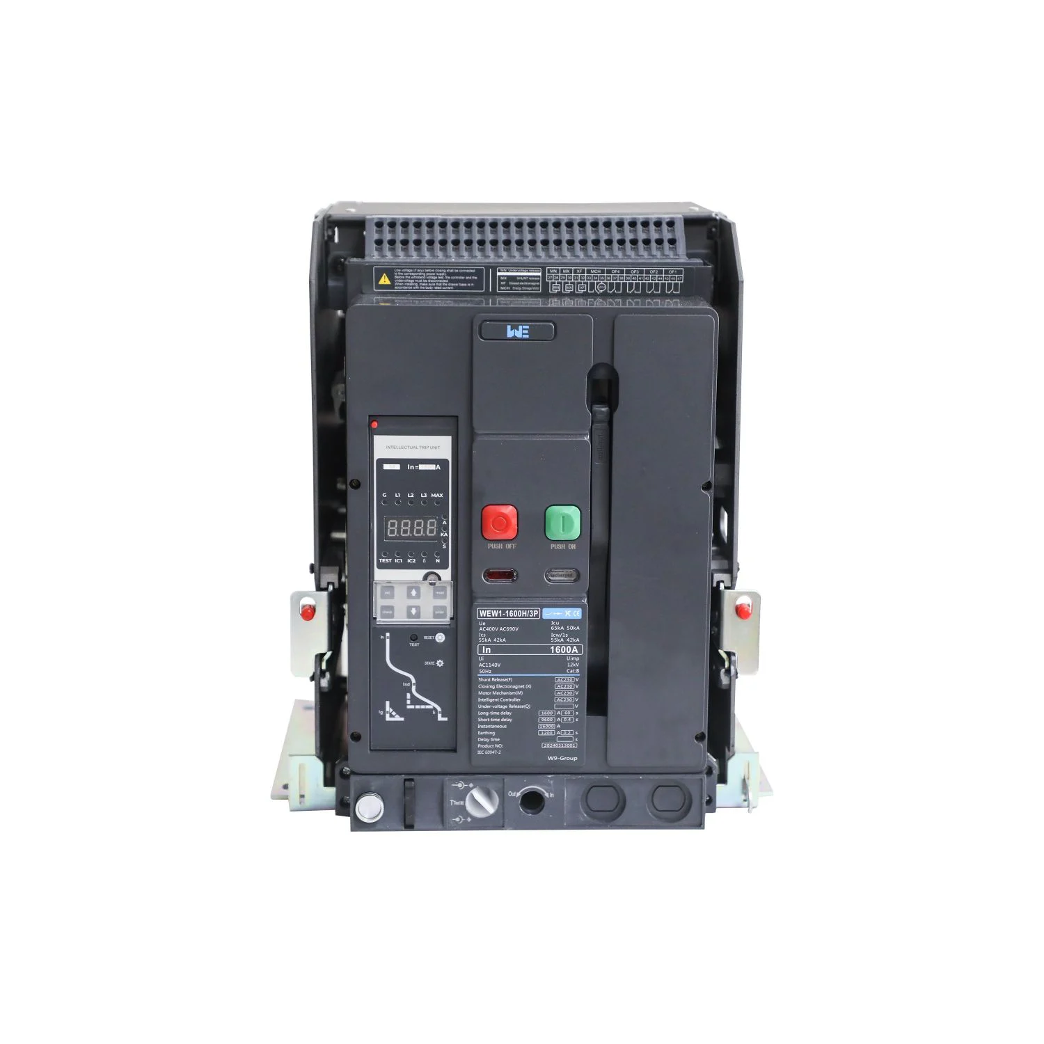 WEW1-1600 withdrawable air circuit breaker and cradle