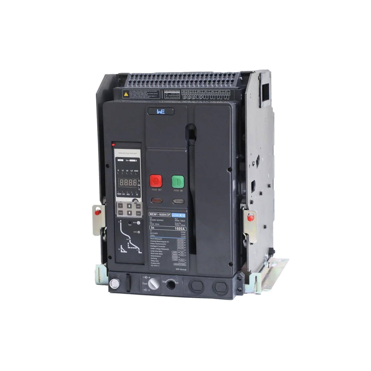 WEW1-1600 air circuit breaker rear connection detail