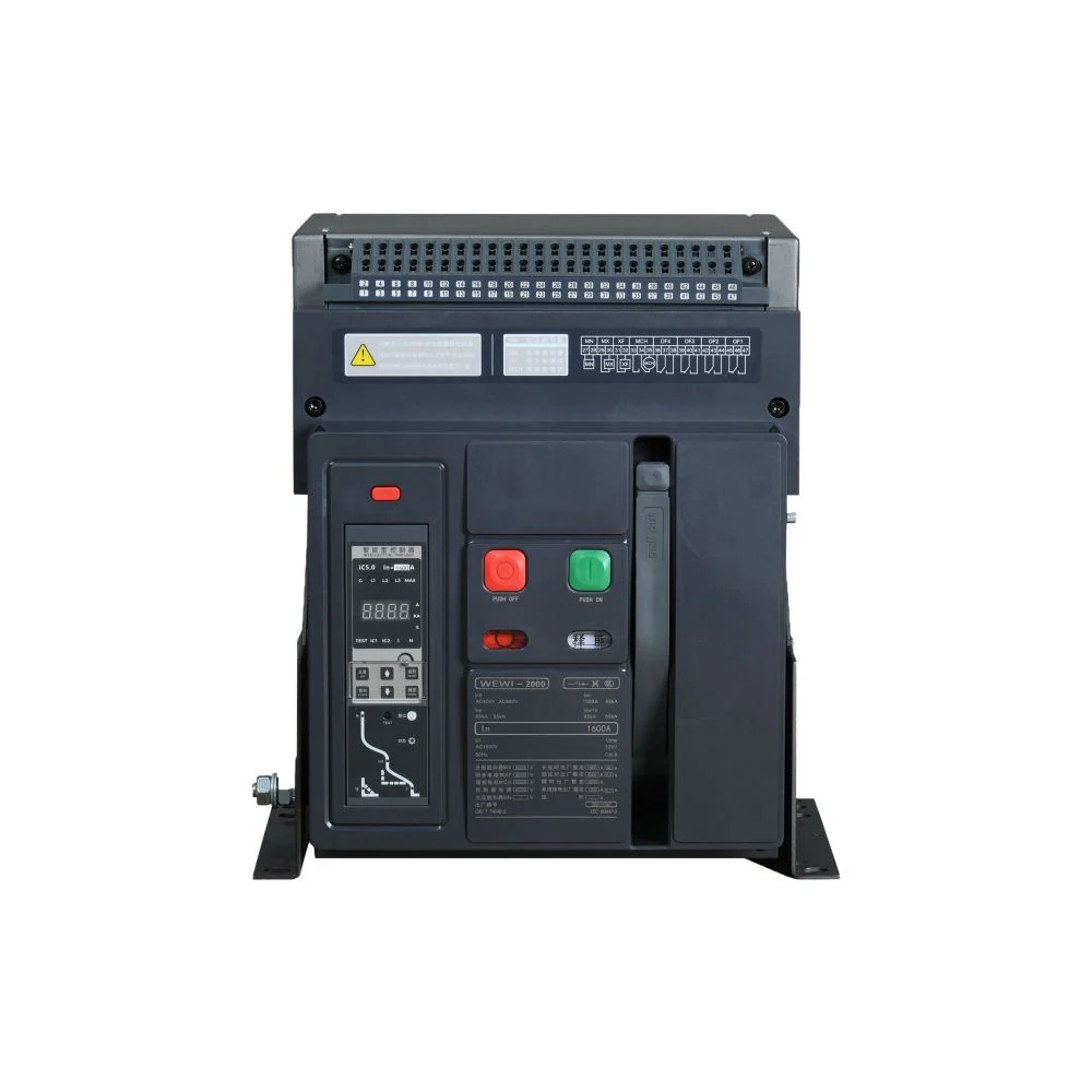 Air circuit breaker WEW1-2000 ACB breaker withdrawable type acb fixed type 400VAC/690VAC 2000A 3/4p acb Gallery image 1