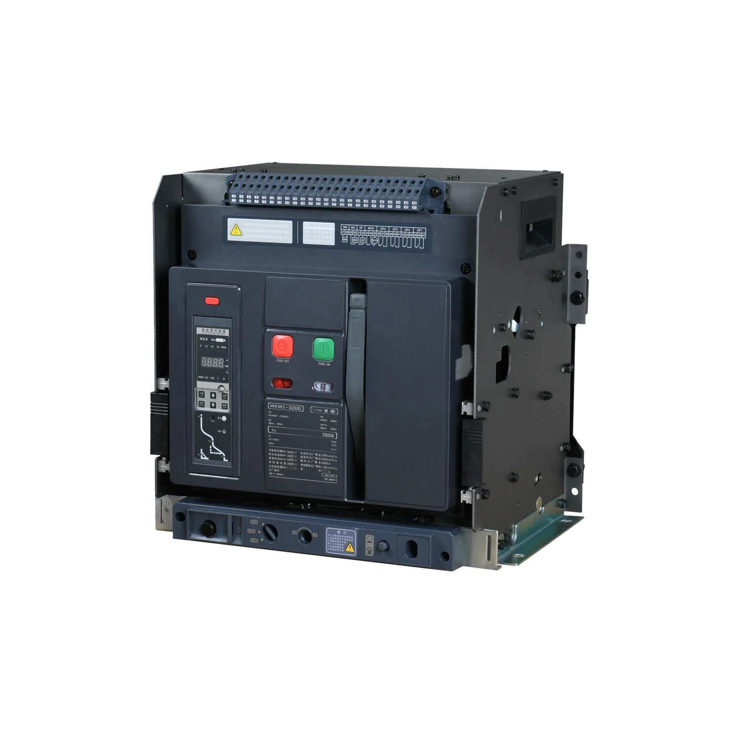 Air circuit breaker WEW1-3200 acb withdrawable type acb fixed type 400VAC/690VAC 3200A 3/4p acb Gallery image 2