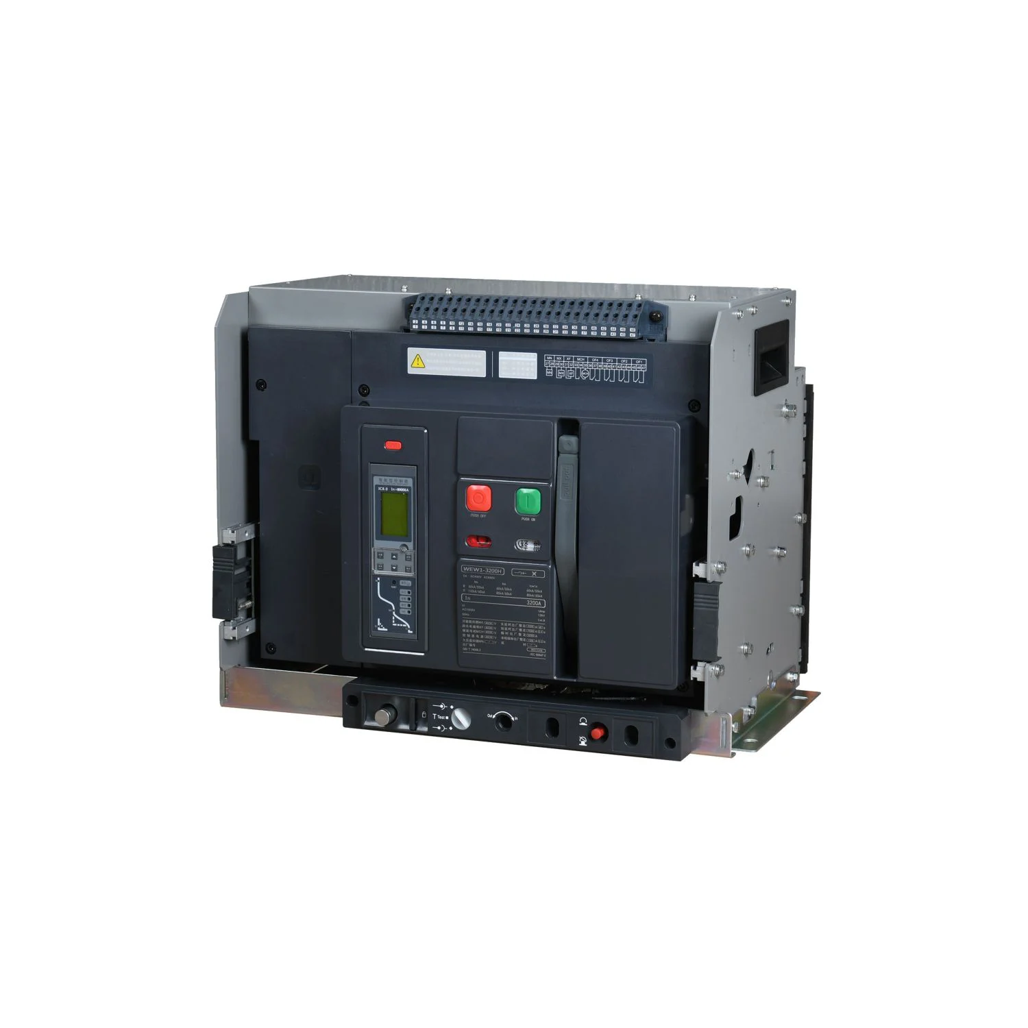 Air circuit breaker WEW1-3200 acb withdrawable type acb fixed type 400VAC/690VAC 3200A 3/4p acb Gallery image 4