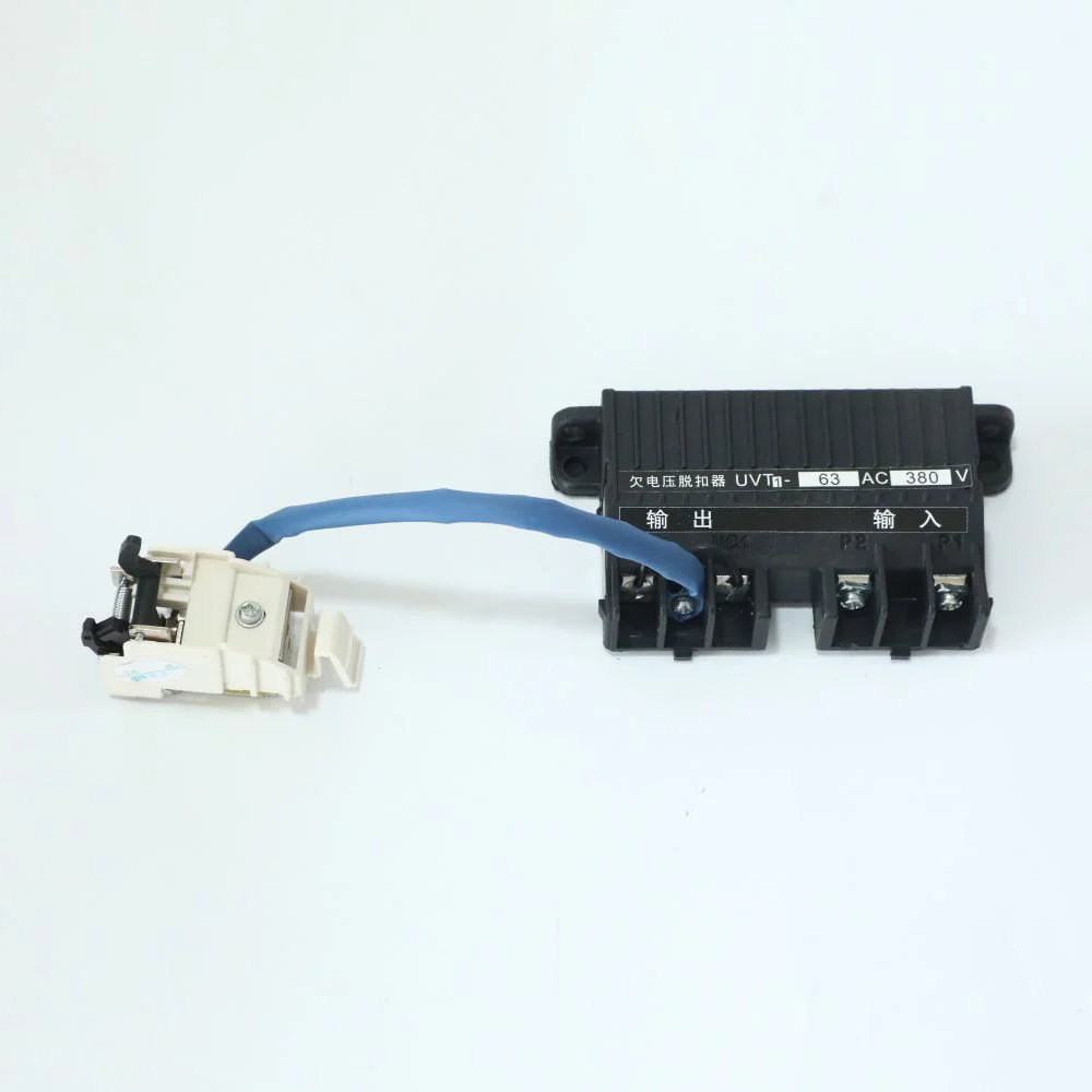 mccb accessories Under voltage contact ac230V ac380V dc240v dc 24v with wiring or termial Gallery image 5