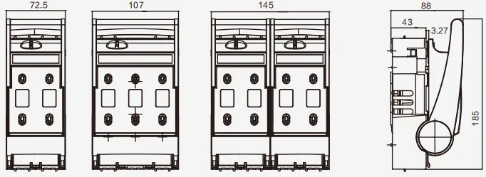 Isolating Switches WLLP-160 Isolating Switches 160A detail image 1