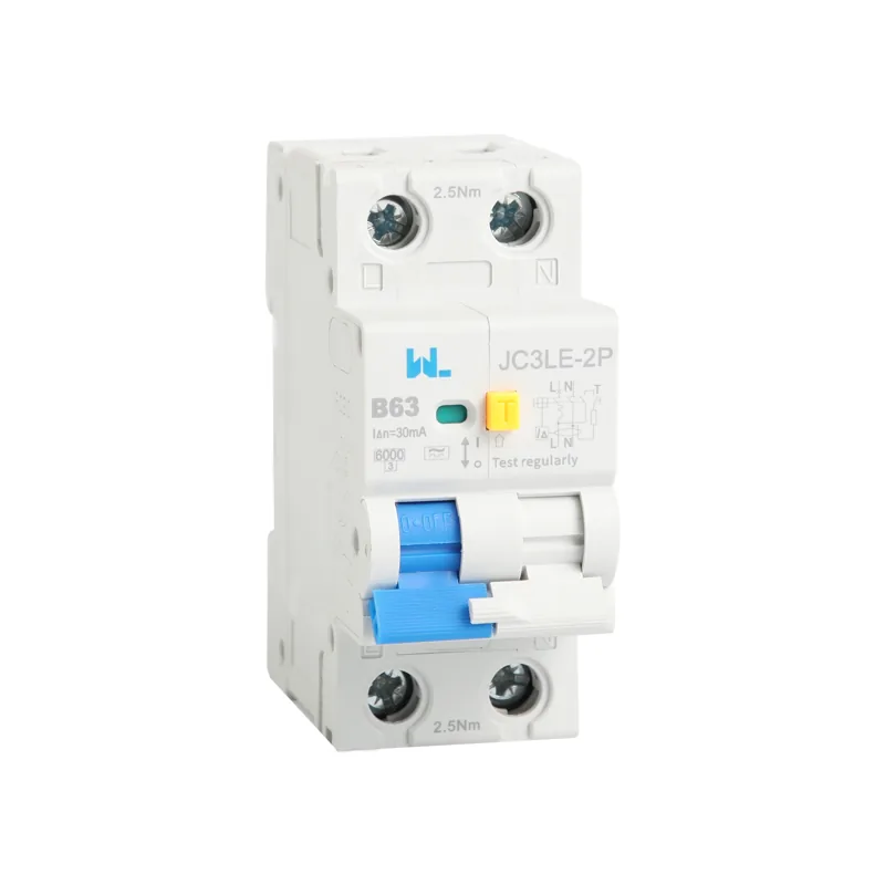 JC3LE-2P RCBO 2 Pole 6KA Gallery image 1