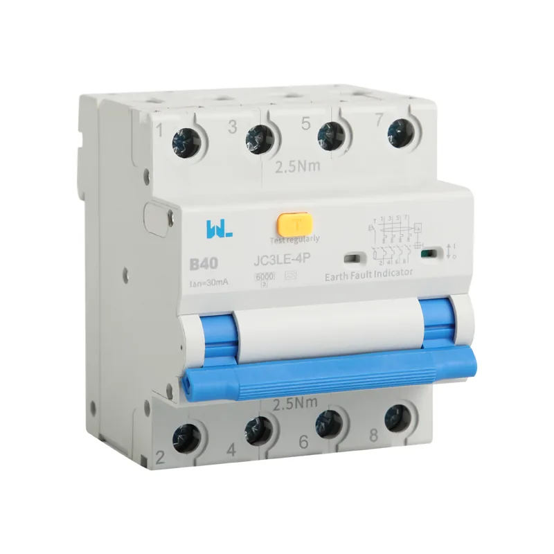 JC3LE-4P 4 Pole Electromagnetic RCBO Gallery image 1