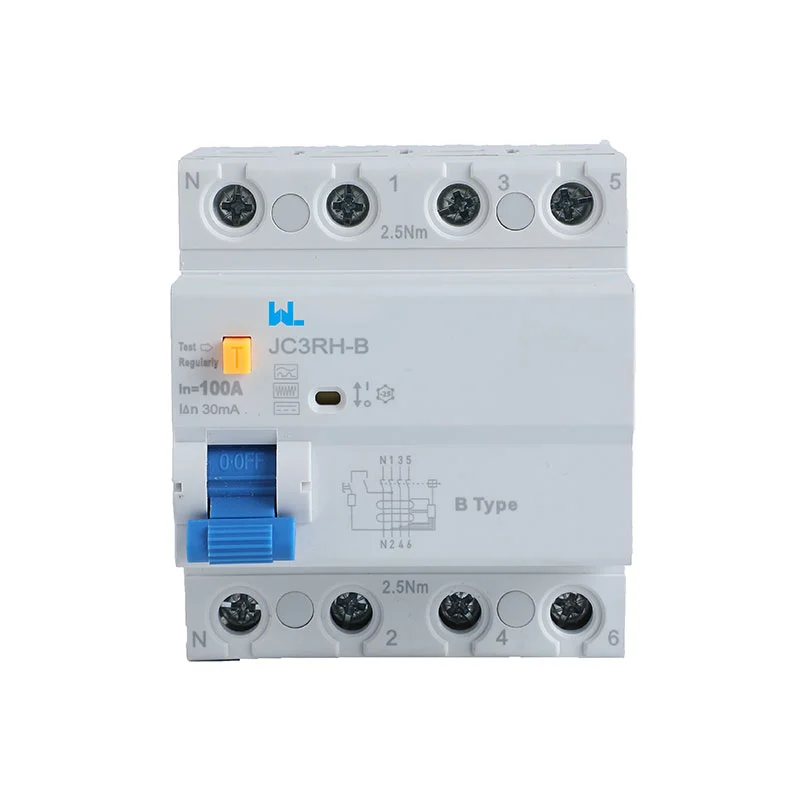 MCCB circuit breaker Residual Current JC3RH-B Type B Gallery image 1