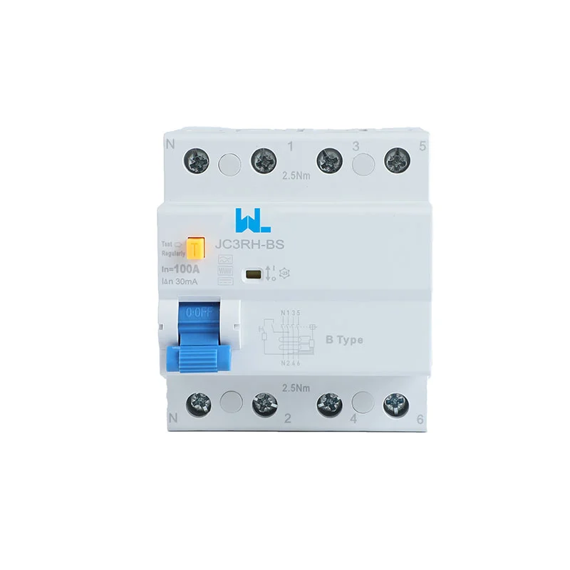MCCB circuit breaker Residual Current JC3RH-BS Type B Gallery image 1
