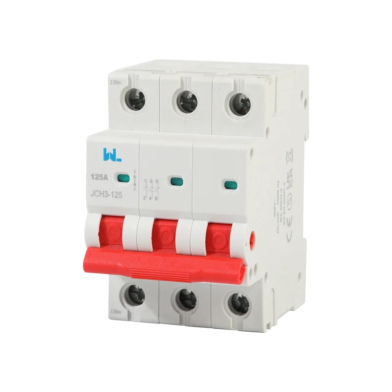Lsolating Switch JCH3-125 Main Switch Isolator 100A 125A Gallery image 7