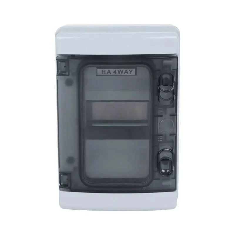Weatherproof metal distribution enclosure for an outdoor installation