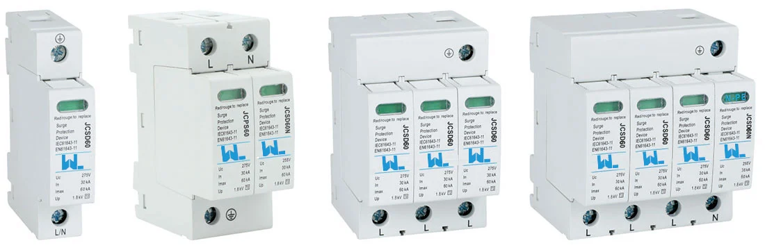 AC Surge Protective Device JCSD-60 Surge protection Device 30/60kA Surge Arrestor detail image 2