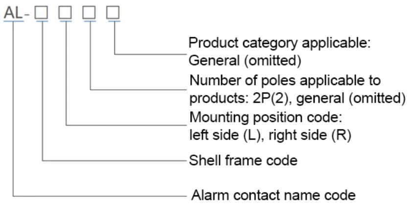 Mccb accessories Fault trip Alarm contact with wiring or termial detail image 1