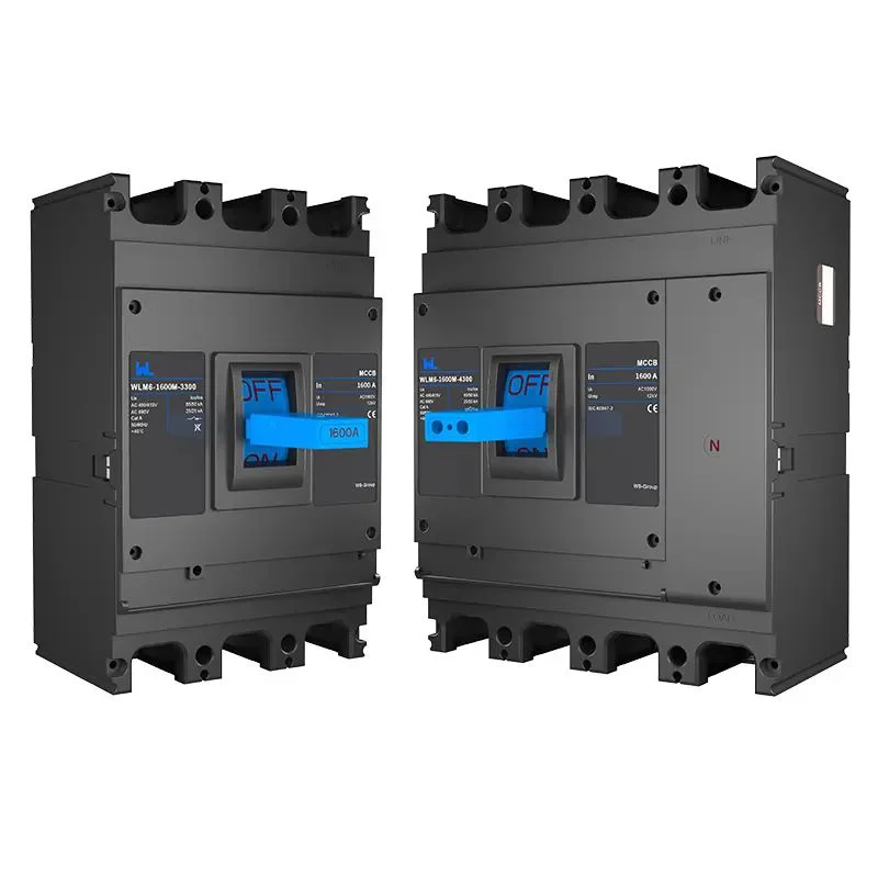 MCCB circuit breaker WLM6-2000A-3300 3P/4P WLM6 Series thermal magnetic type breaker 400V/690V 2000 amp 3/4 Poles Gallery image 1