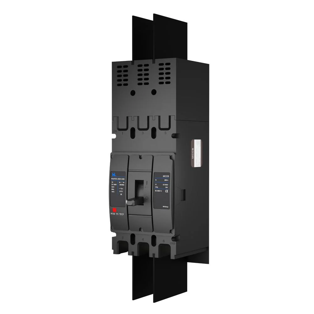 WLM7DC-250A-2300 2P 3P WLM7DC Series Photovoltaic solar type dc mccb 250vdc/500vdc/750VDC/1000VDC/1500VDC 250A 2 Poles solar mccb Gallery image 5