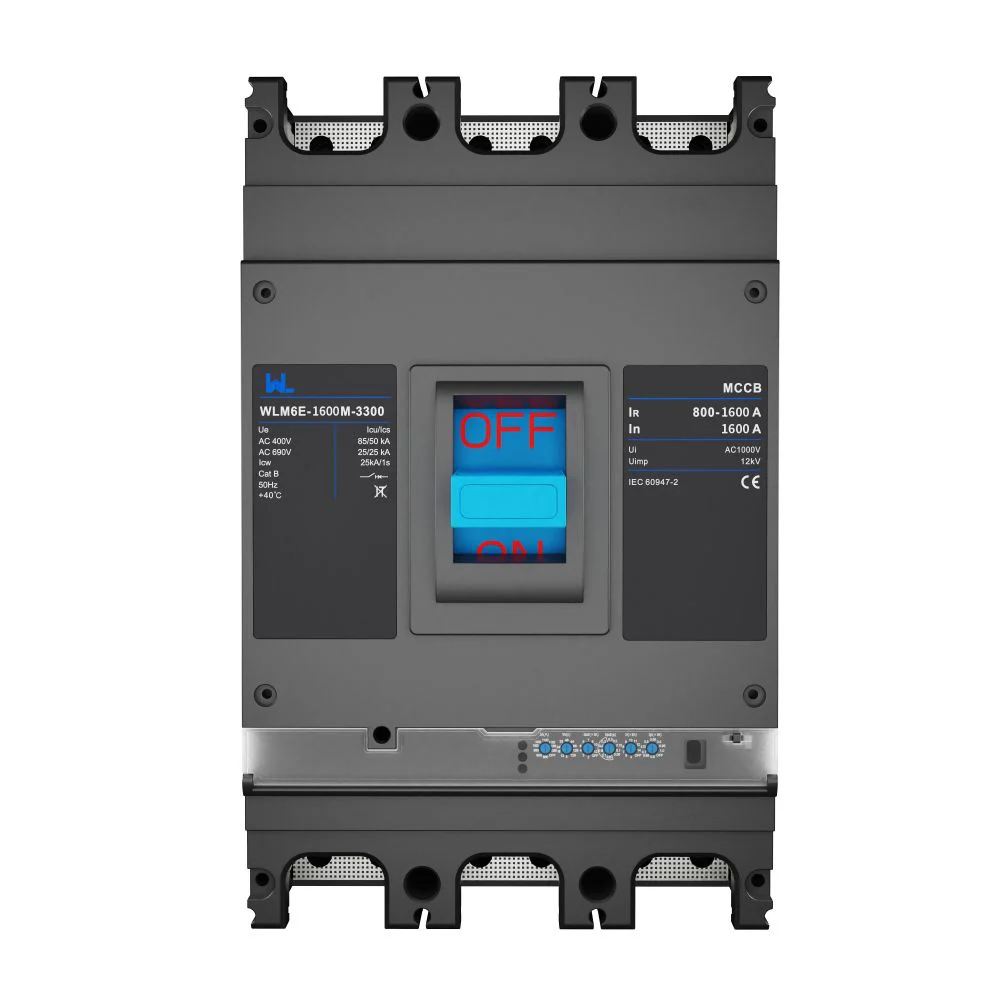 MCCB circuit breaker WLM6E-1600-3300 3P/4P WLM6E Series MCCB 1600A electronic circuit breaker 400V/690V 3 Poles/4 Poles Gallery image 1