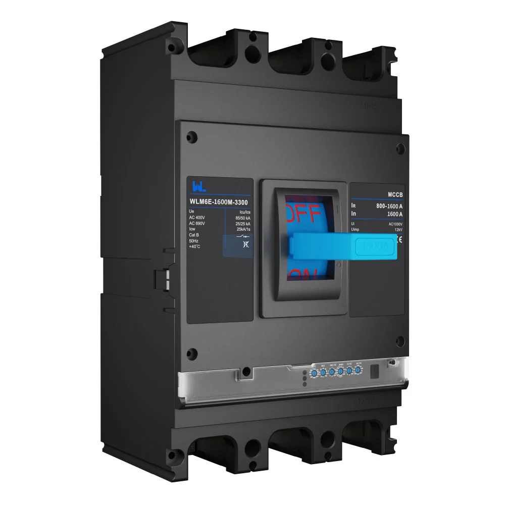 MCCB circuit breaker WLM6E-1600-3300 3P/4P WLM6E Series MCCB 1600A electronic circuit breaker 400V/690V 3 Poles/4 Poles Gallery image 2