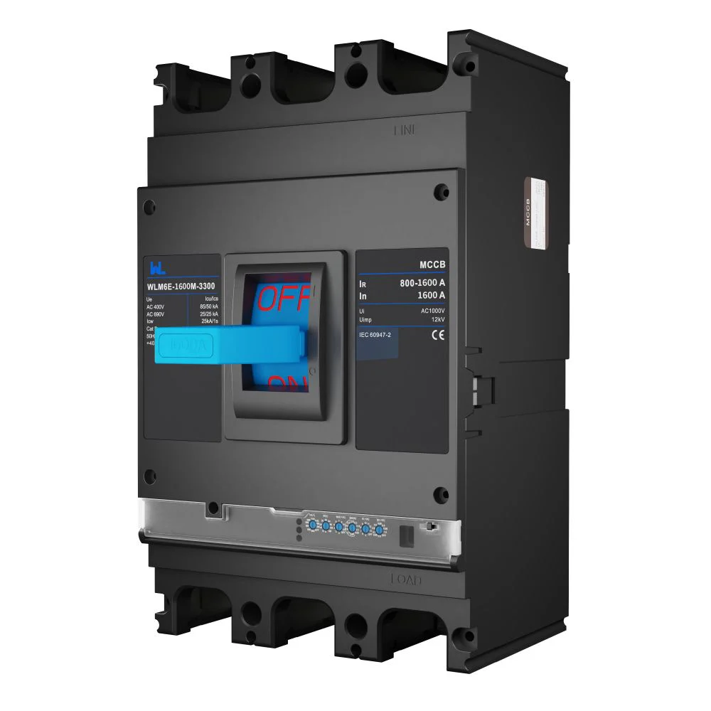 MCCB circuit breaker WLM6E-1600-3300 3P/4P WLM6E Series MCCB 1600A electronic circuit breaker 400V/690V 3 Poles/4 Poles Gallery image 3