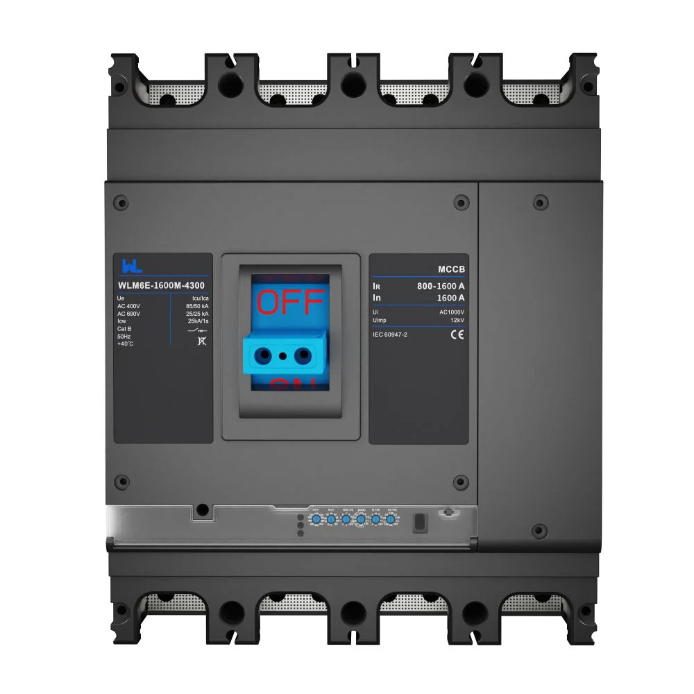 MCCB circuit breaker WLM6E-1600-3300 3P/4P WLM6E Series MCCB 1600A electronic circuit breaker 400V/690V 3 Poles/4 Poles Gallery image 4