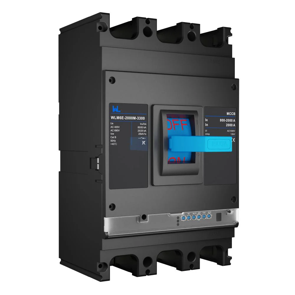 MCCB circuit breaker WLM6E-2000A-3300 3P/4P WLM6E Series MCCB 2000A electronic circuit breaker 400V/690V 3 Poles/4 Poles Gallery image 2