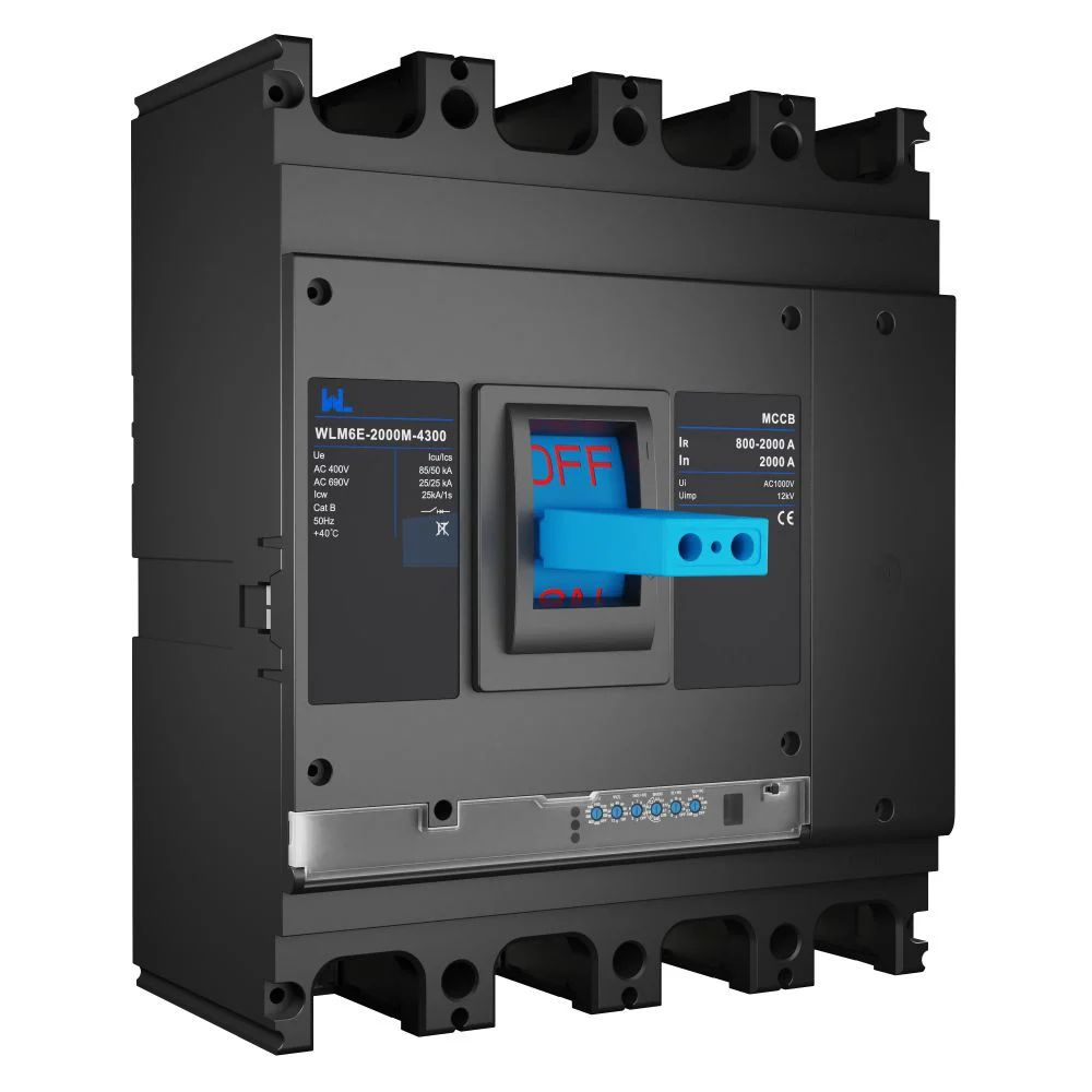 MCCB circuit breaker WLM6E-2000A-3300 3P/4P WLM6E Series MCCB 2000A electronic circuit breaker 400V/690V 3 Poles/4 Poles Gallery image 5