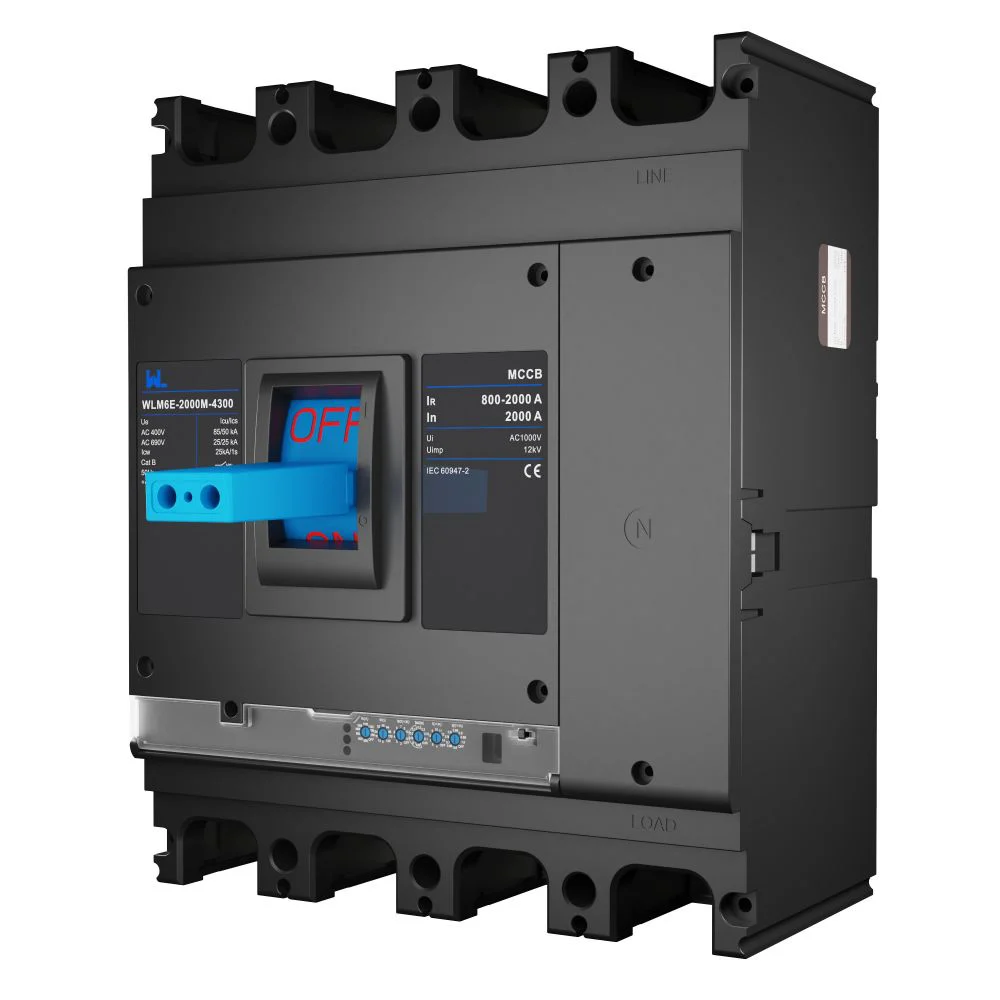 MCCB circuit breaker WLM6E-2000A-3300 3P/4P WLM6E Series MCCB 2000A electronic circuit breaker 400V/690V 3 Poles/4 Poles Gallery image 6