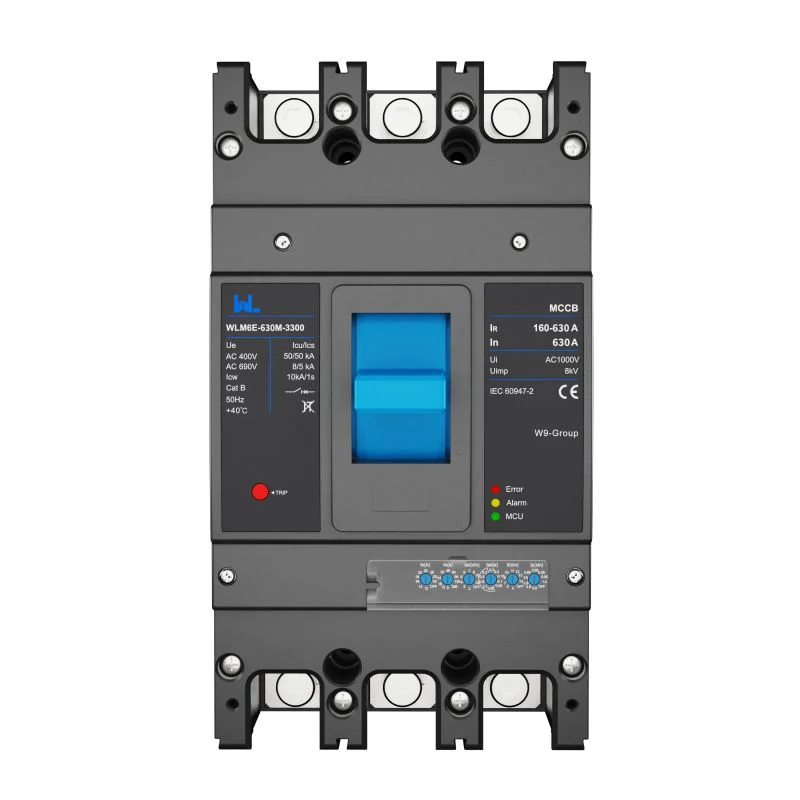MCCB circuit breaker WLM6E-630A-3300 3P/4P WLM6E SeriesMCCB electronic circuit breaker 400V/690V 630A 3 poles/4 poles lsig breaker Gallery image 1