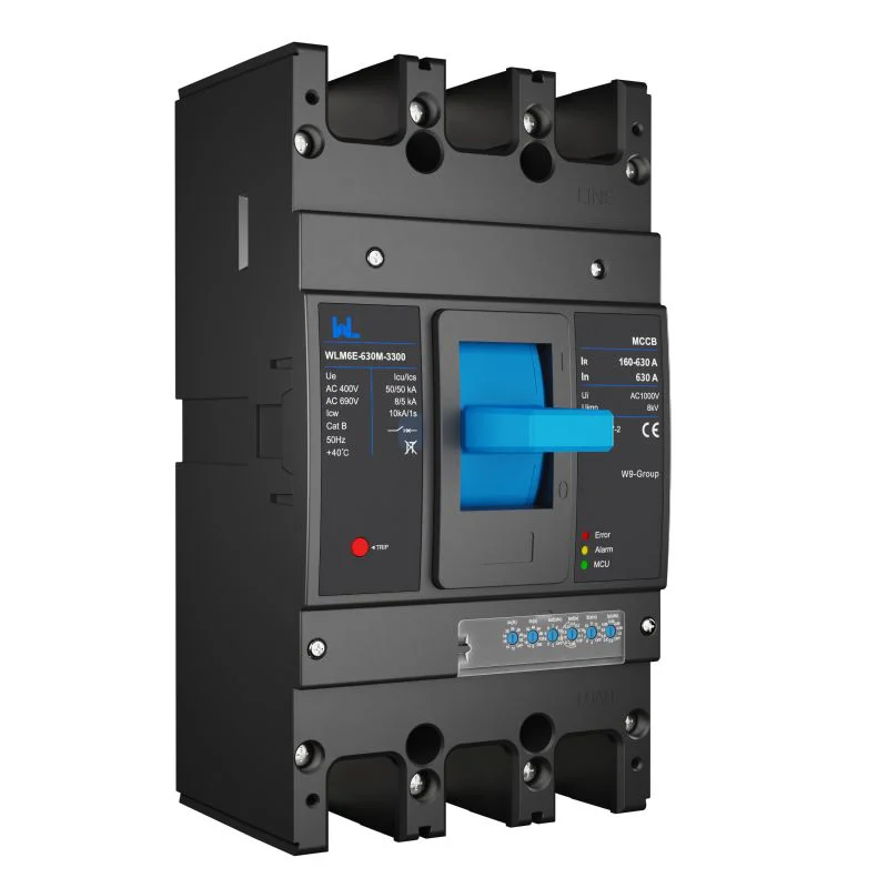 MCCB circuit breaker WLM6E-630A-3300 3P/4P WLM6E SeriesMCCB electronic circuit breaker 400V/690V 630A 3 poles/4 poles lsig breaker Gallery image 2