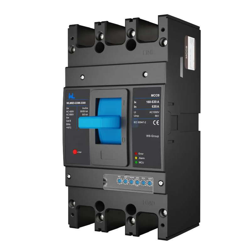 MCCB circuit breaker WLM6E-630A-3300 3P/4P WLM6E SeriesMCCB electronic circuit breaker 400V/690V 630A 3 poles/4 poles lsig breaker Gallery image 3