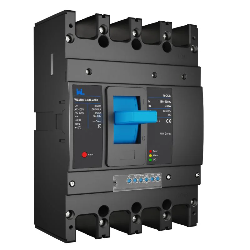 MCCB circuit breaker WLM6E-630A-3300 3P/4P WLM6E SeriesMCCB electronic circuit breaker 400V/690V 630A 3 poles/4 poles lsig breaker Gallery image 4