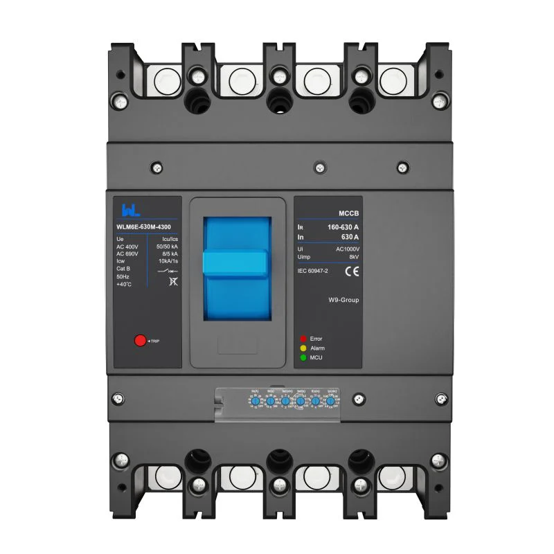 MCCB circuit breaker WLM6E-630A-3300 3P/4P WLM6E SeriesMCCB electronic circuit breaker 400V/690V 630A 3 poles/4 poles lsig breaker Gallery image 6