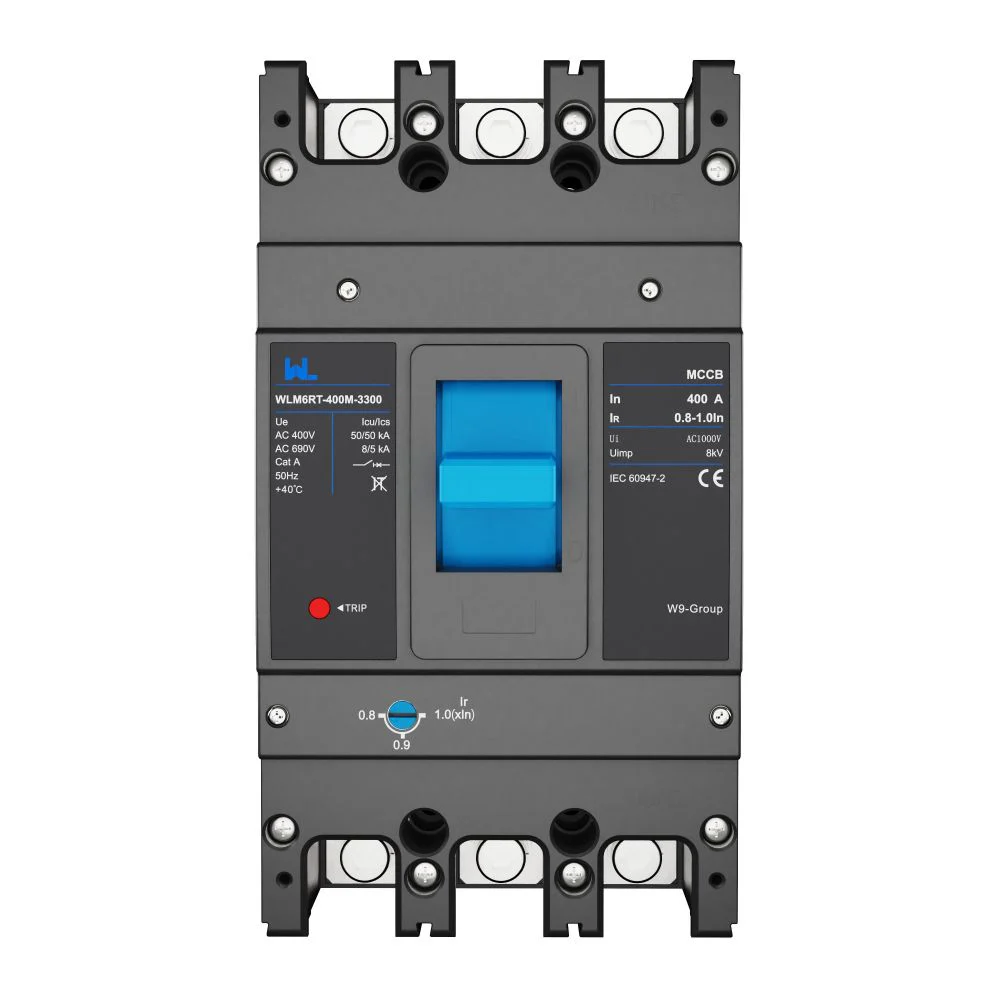 Adjustable Mccb WLM6RT-400A-3300 3P WLM6RT Series 400vac Thermal magnetic type moulded case circuit breaker 400V/690V MCCB 400A 3 Poles Gallery image 7