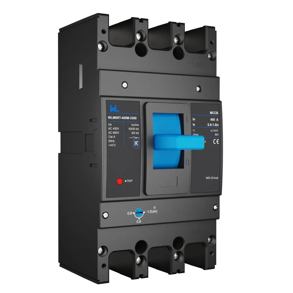 Adjustable Mccb WLM6RT-400A-3300 3P WLM6RT Series 400vac Thermal magnetic type moulded case circuit breaker 400V/690V MCCB 400A 3 Poles Gallery image 10