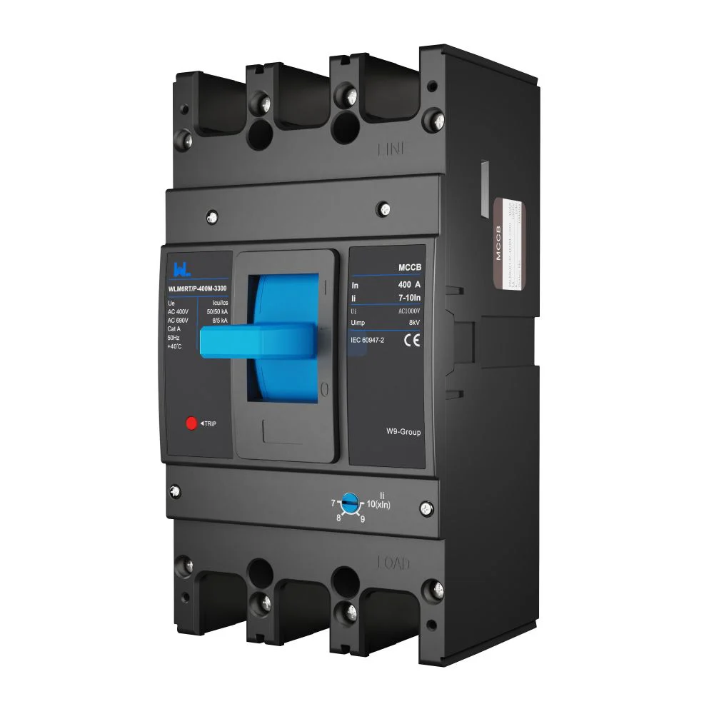 Adjustable Mccb WLM6RT-400A-3300 3P WLM6RT Series 400vac Thermal magnetic type moulded case circuit breaker 400V/690V MCCB 400A 3 Poles Gallery image 12