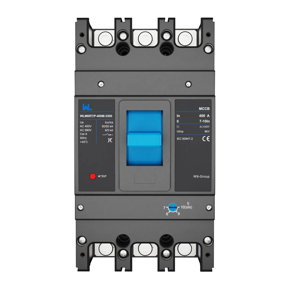 Adjustable Mccb WLM6RT-400A-3300 3P WLM6RT Series 400vac Thermal magnetic type moulded case circuit breaker 400V/690V MCCB 400A 3 Poles Gallery image 13