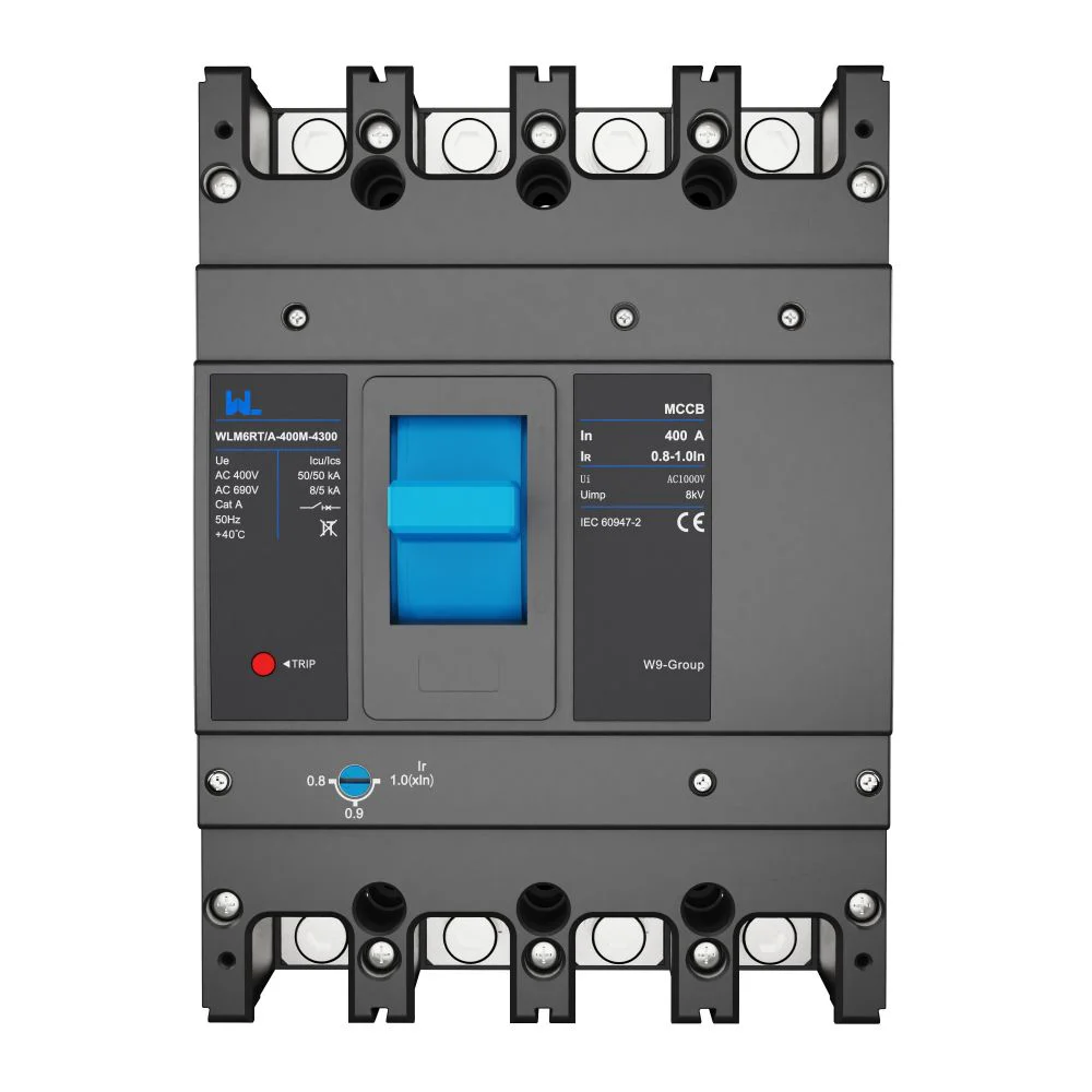 Adjustable Mccb WLM6RT-400A-3300 3P WLM6RT Series 400vac Thermal magnetic type moulded case circuit breaker 400V/690V MCCB 400A 3 Poles Gallery image 14