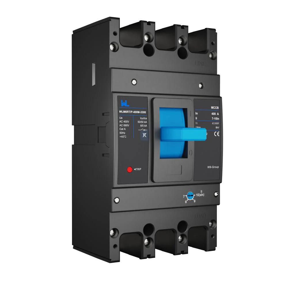 Adjustable Mccb WLM6RT-400A-3300 3P WLM6RT Series 400vac Thermal magnetic type moulded case circuit breaker 400V/690V MCCB 400A 3 Poles Gallery image 15