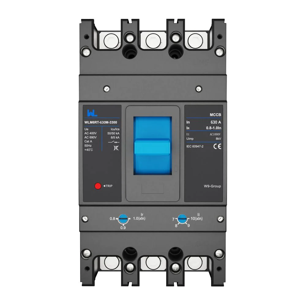 Adjustable Mccb WLM6RT-630A-3300 3P WLM6RT Series thermal magnetic type 400V/690V mccb 630A 3 Poles Gallery image 3