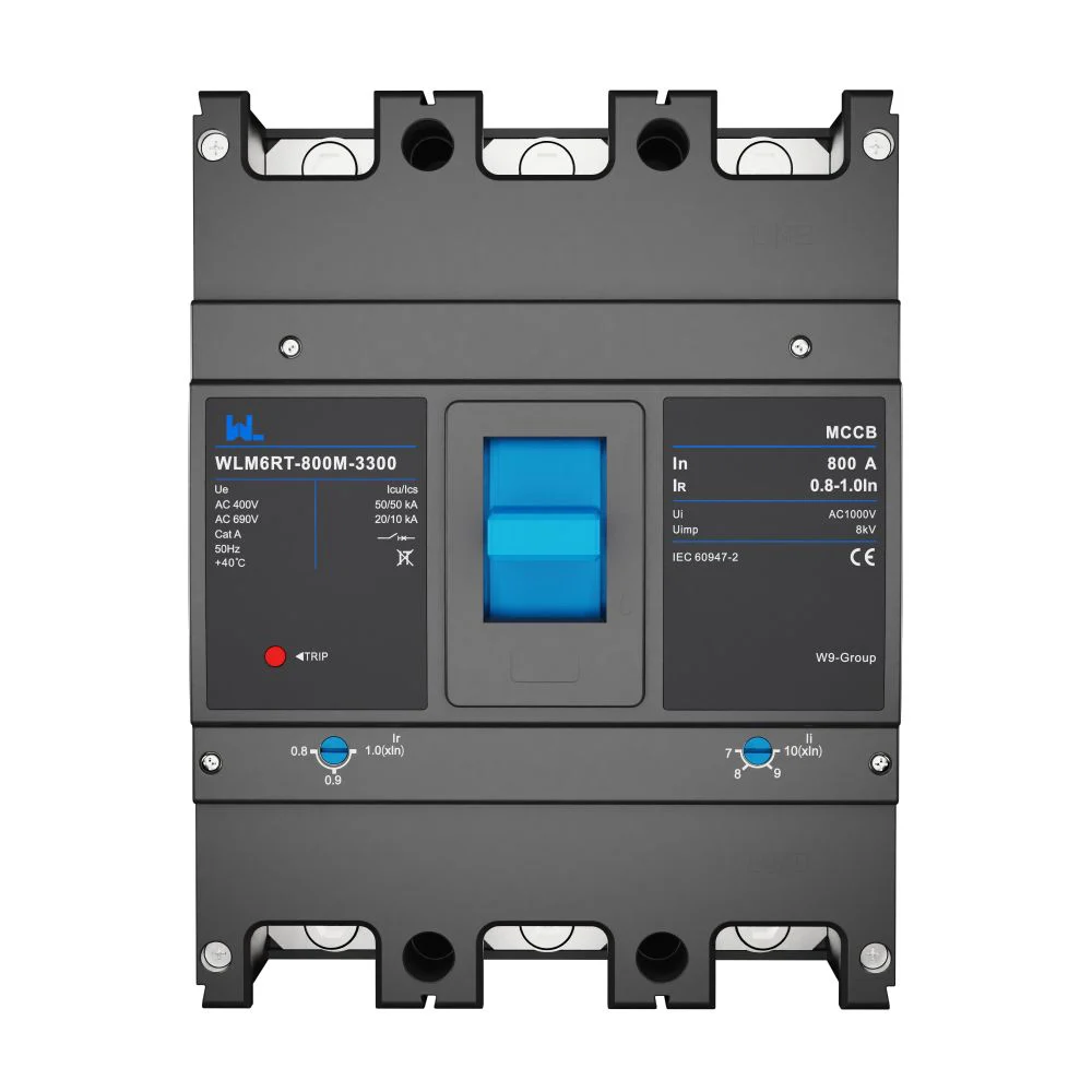 Adjustable Mccb WLM6RT-800A-3300 3P WLM6RT Series Molded Case Circuit Breaker breaker 400V/690V 800 amp 3 Poles Gallery image 1