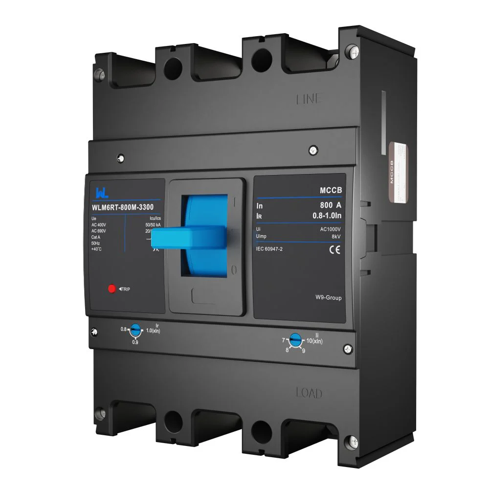 Adjustable Mccb WLM6RT-800A-3300 3P WLM6RT Series Molded Case Circuit Breaker breaker 400V/690V 800 amp 3 Poles Gallery image 2