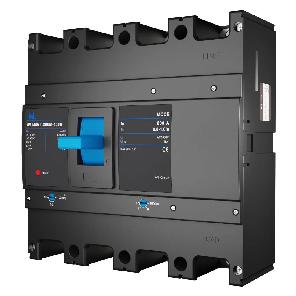 Adjustable Mccb WLM6RT-800A-3300 3P WLM6RT Series Molded Case Circuit Breaker breaker 400V/690V 800 amp 3 Poles Gallery image 5