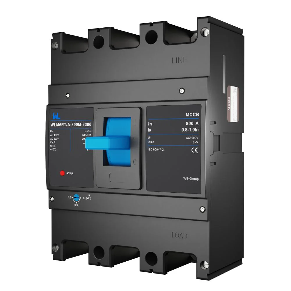Adjustable Mccb WLM6RT-800A-3300 3P WLM6RT Series Molded Case Circuit Breaker breaker 400V/690V 800 amp 3 Poles Gallery image 7