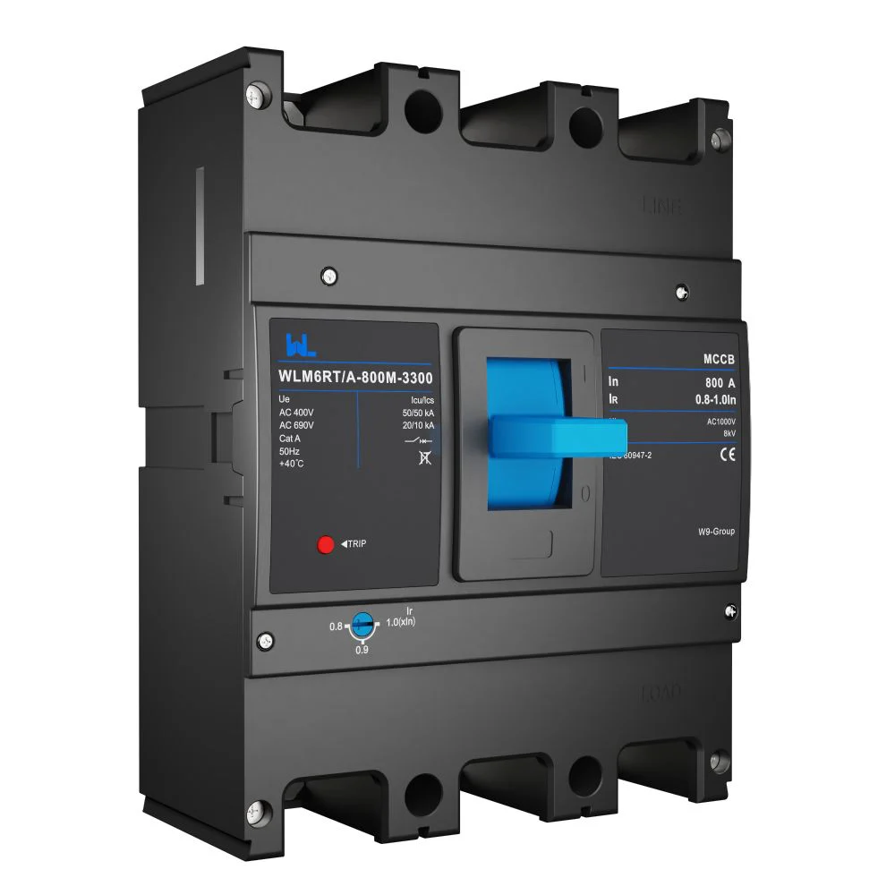 Adjustable Mccb WLM6RT-800A-3300 3P WLM6RT Series Molded Case Circuit Breaker breaker 400V/690V 800 amp 3 Poles Gallery image 9