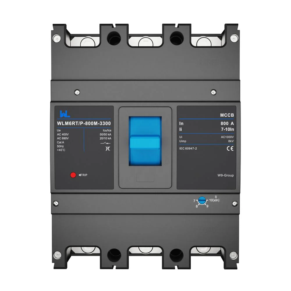 Adjustable Mccb WLM6RT-800A-3300 3P WLM6RT Series Molded Case Circuit Breaker breaker 400V/690V 800 amp 3 Poles Gallery image 10