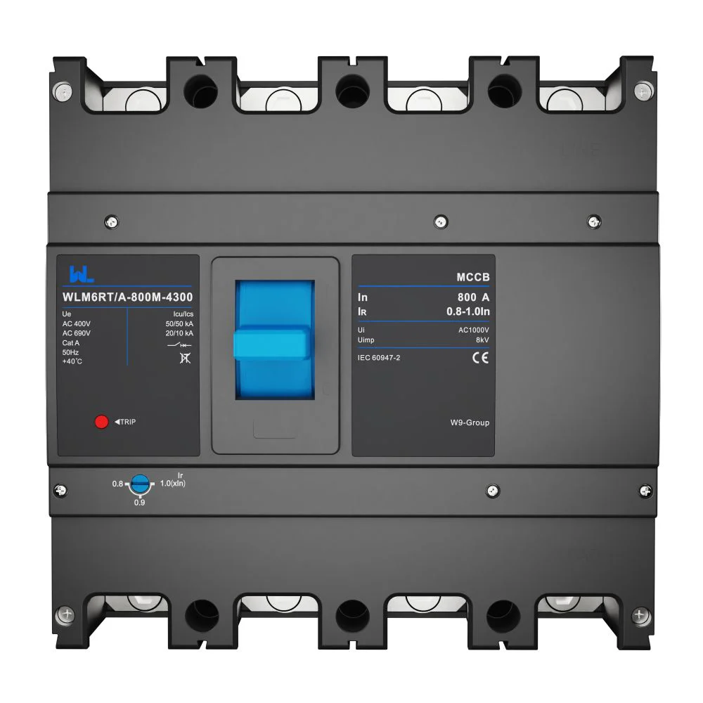 Adjustable Mccb WLM6RT-800A-3300 3P WLM6RT Series Molded Case Circuit Breaker breaker 400V/690V 800 amp 3 Poles Gallery image 14