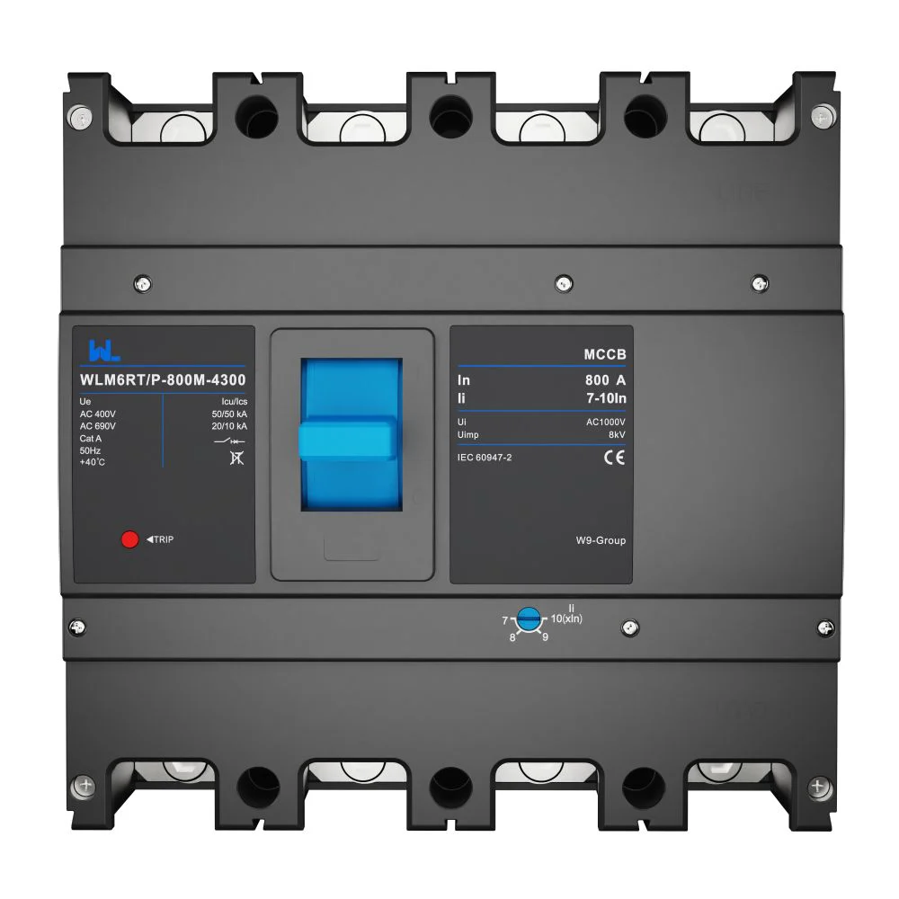 Adjustable Mccb WLM6RT-800A-3300 3P WLM6RT Series Molded Case Circuit Breaker breaker 400V/690V 800 amp 3 Poles Gallery image 16