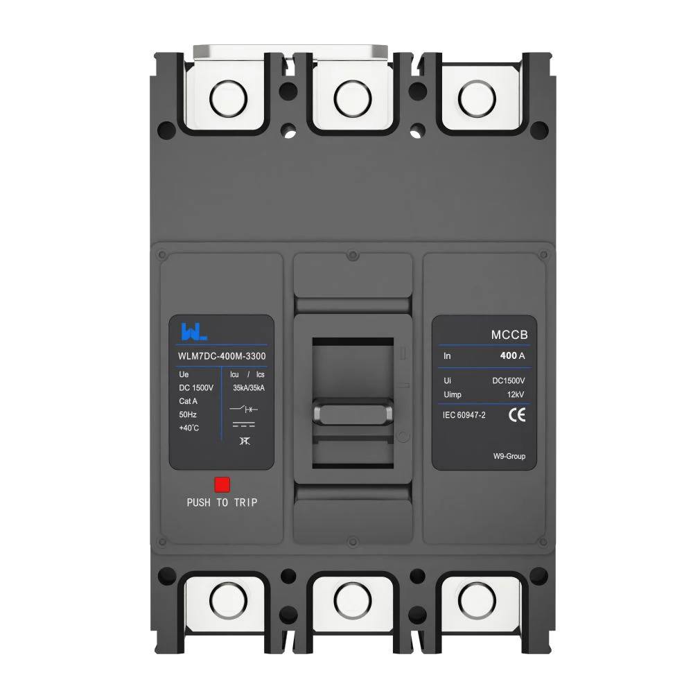 WLM7DC-400A-2300 2P/3P WLM7DC Series Photovoltaic solar type Molded Case Circuit Breakers 250vdc/500vdc/750VDC/1000VDC/1500VDC 400A Photovoltaic DC circuit breaker Gallery image 1