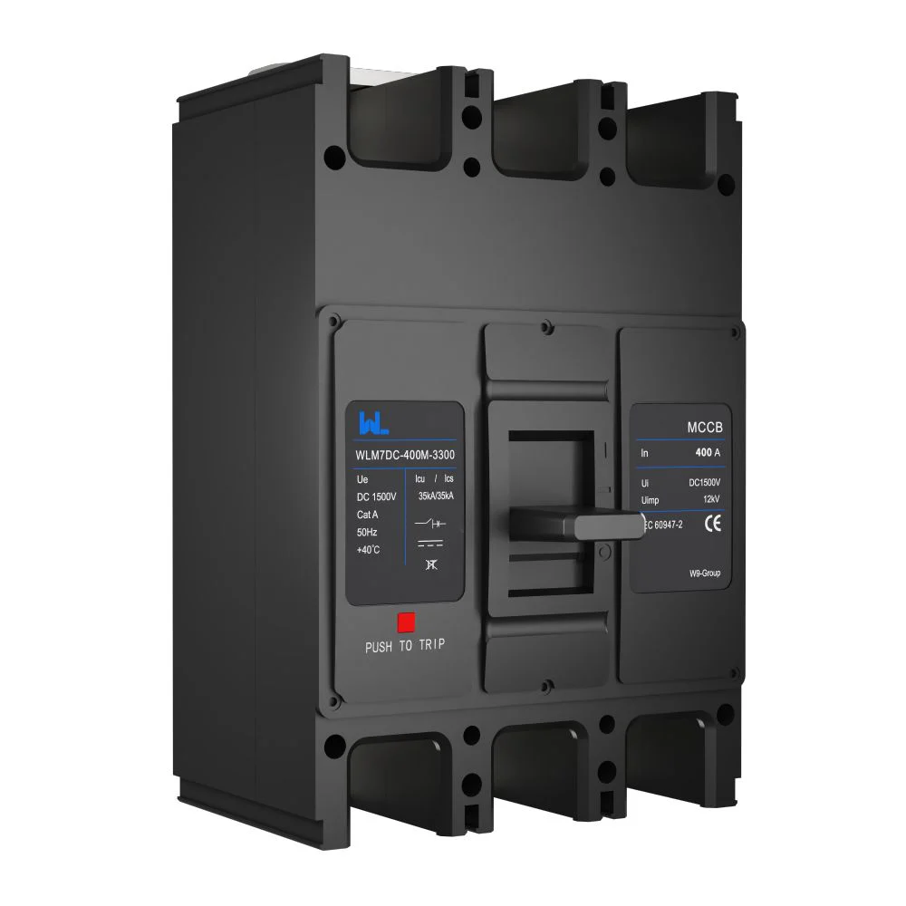 WLM7DC-400A-2300 2P/3P WLM7DC Series Photovoltaic solar type Molded Case Circuit Breakers 250vdc/500vdc/750VDC/1000VDC/1500VDC 400A Photovoltaic DC circuit breaker Gallery image 3