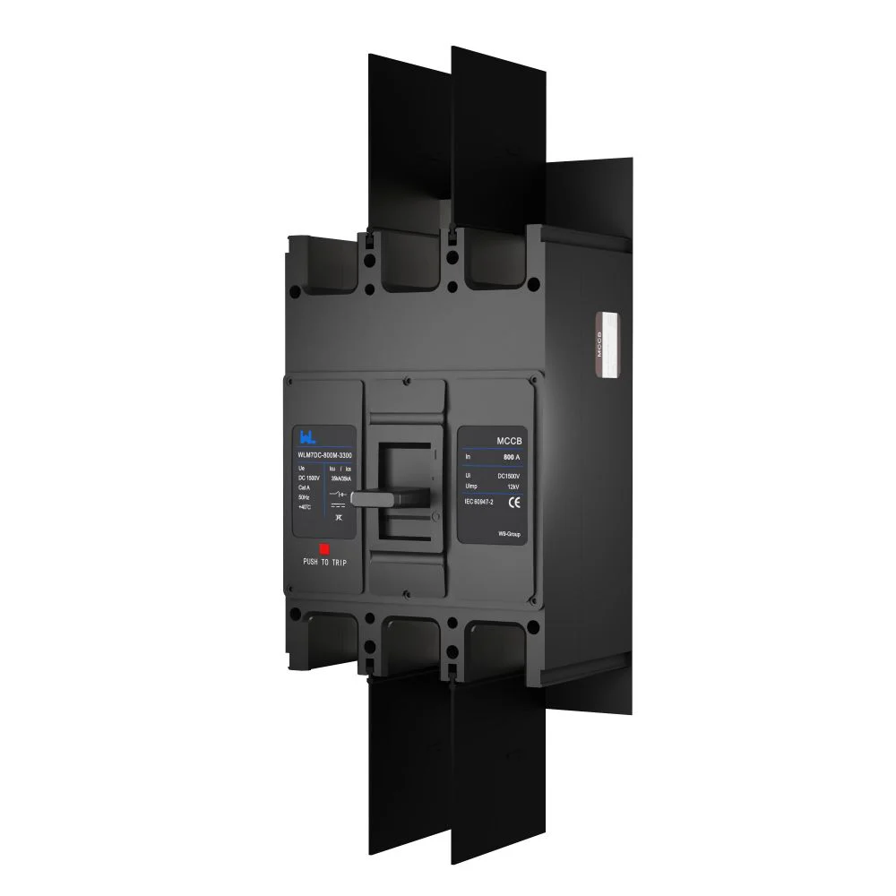 WLM7DC-800A-2300 2Poles 3Poles WLM7DC Series 1500vdc Photovoltaic solar type Molded Case Circuit Breakers 250vdc/500vdc/750VDC/1000VDC/1500VDC 800A Photovoltaic DC circuit break Gallery image 5