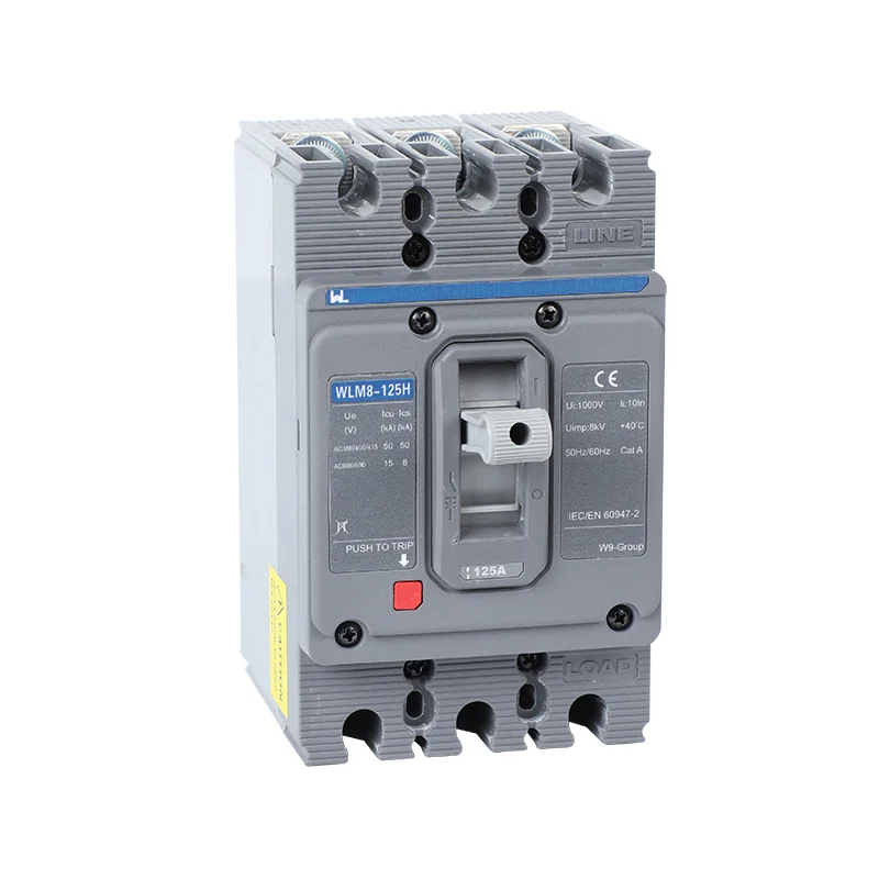 MCCB circuit breaker WLM8-125H-3300 3P 125 amp circuit breaker thermal and magnetic circuit breaker moulded case circuit breaker mccb Gallery image 3
