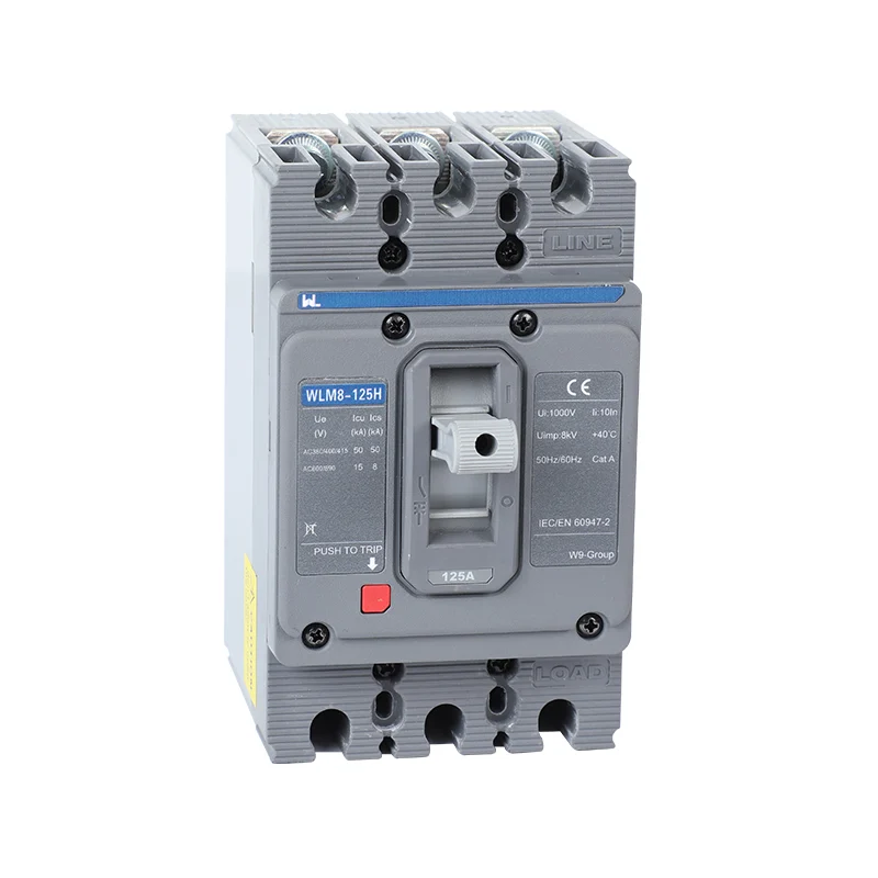 MCCB circuit breaker WLM8-125H-3300 3P 125 amp circuit breaker thermal and magnetic circuit breaker moulded case circuit breaker mccb Gallery image 4
